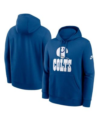 Nike - Men's Royal Indianapolis Colts Best Season Rewind Club Pullover Hoodie