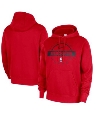 Nike - Men's Red Houston Rockets 2025/26 Authentic Practice Club Pullover Hoodie