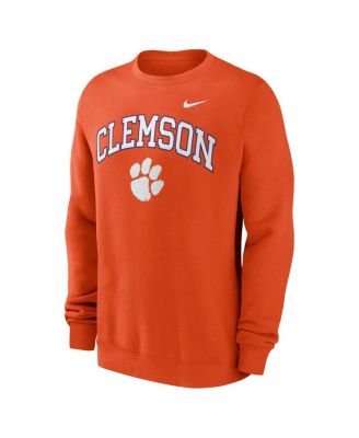 Men's Orange Clemson Tigers Arch Pullover Sweatshirt
