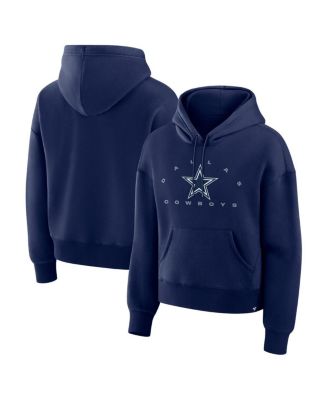 Fanatics - Women's Navy Dallas Cowboys Eligible Receiver Legacy Pullover Hoodie