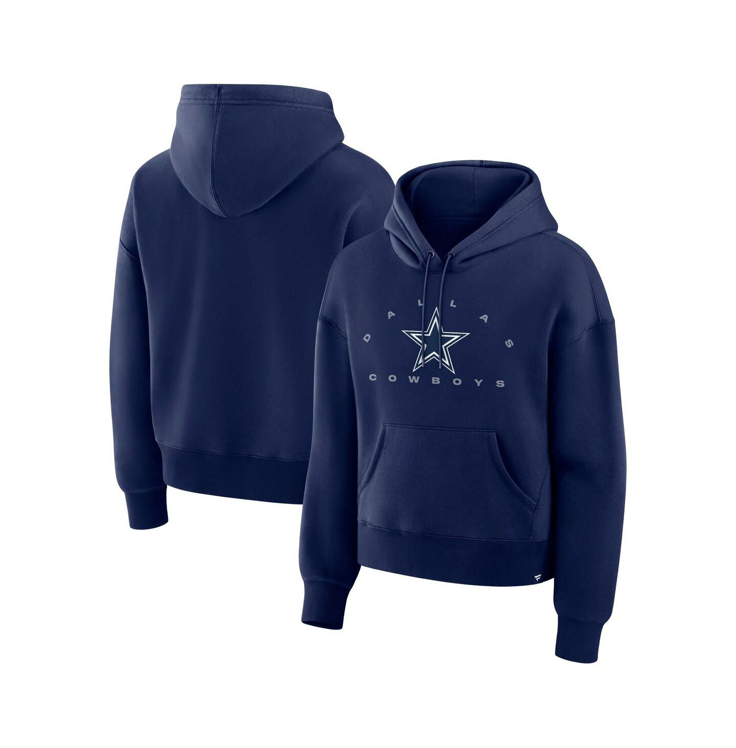 Женское худи Fanatics Navy Dallas Cowboys Eligible Receiver Legacy Pullover — фото 1