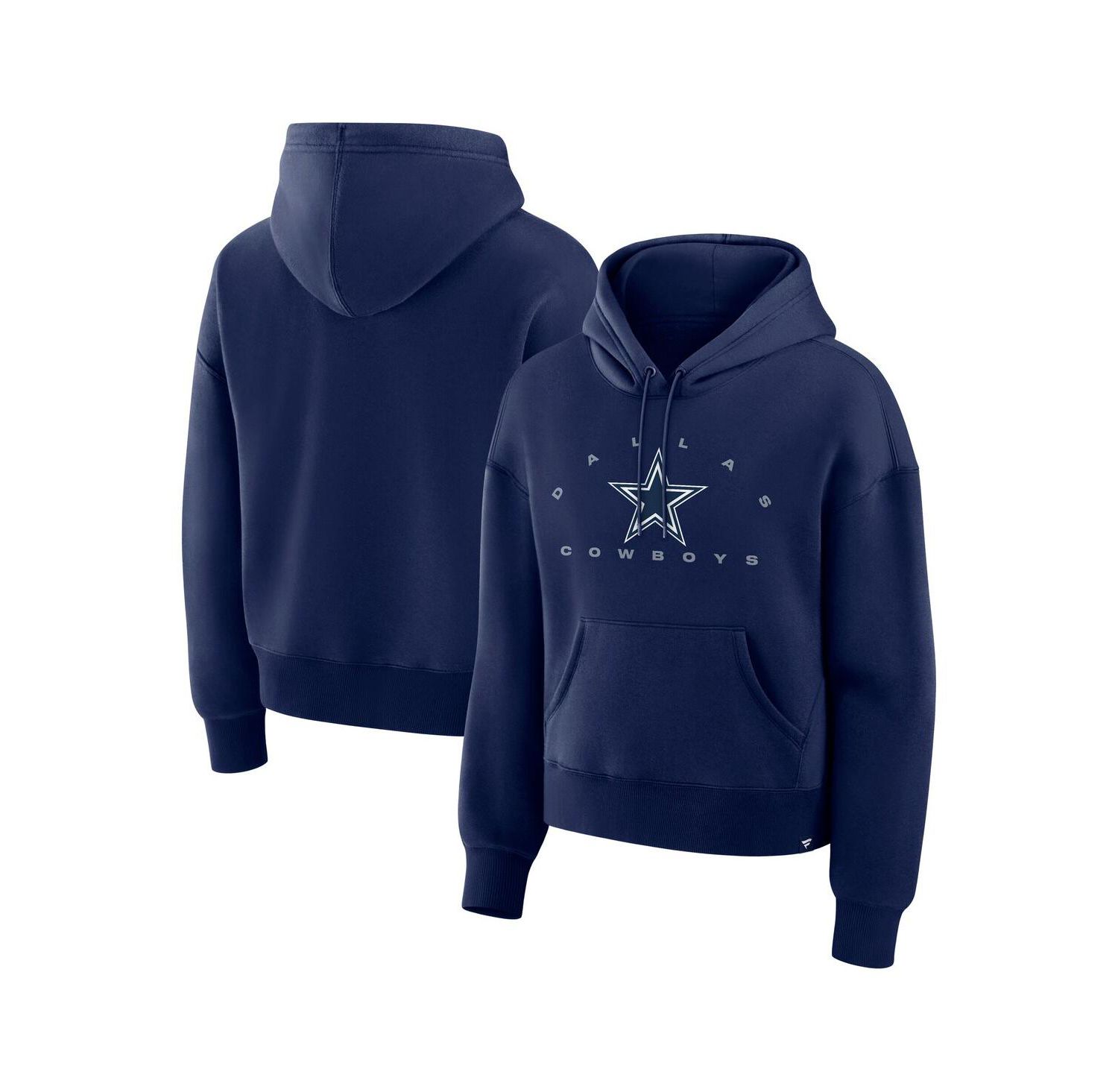 Women's Navy Dallas Cowboys Eligible Receiver Legacy Pullover Hoodie