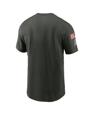 Men's Forest Green Dallas Cowboys 2025 Salute to Service Sideline Primary Edge Dri-FIT T-Shirt
