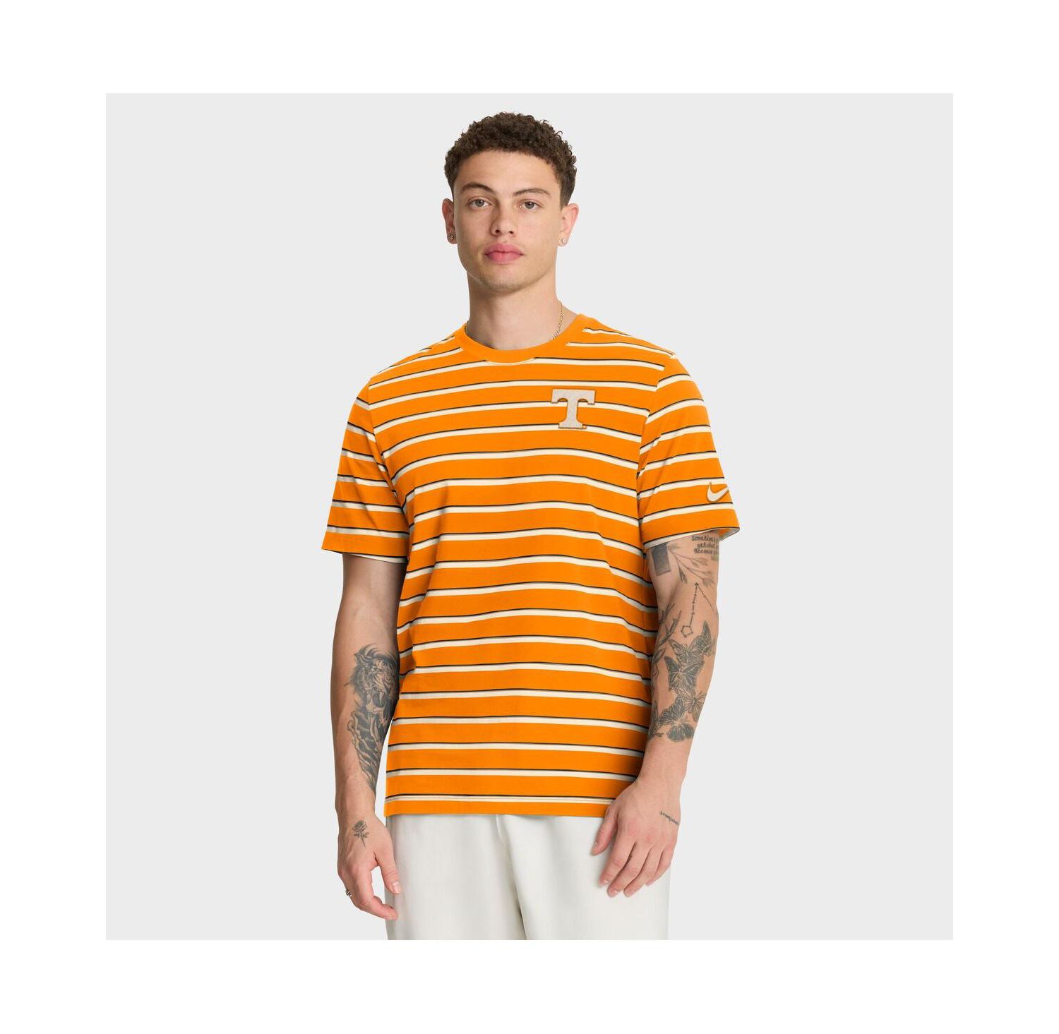 Men's Tennessee Orange Tennessee Volunteers Athletic Prep Legacy Summit Stripe T-Shirt
