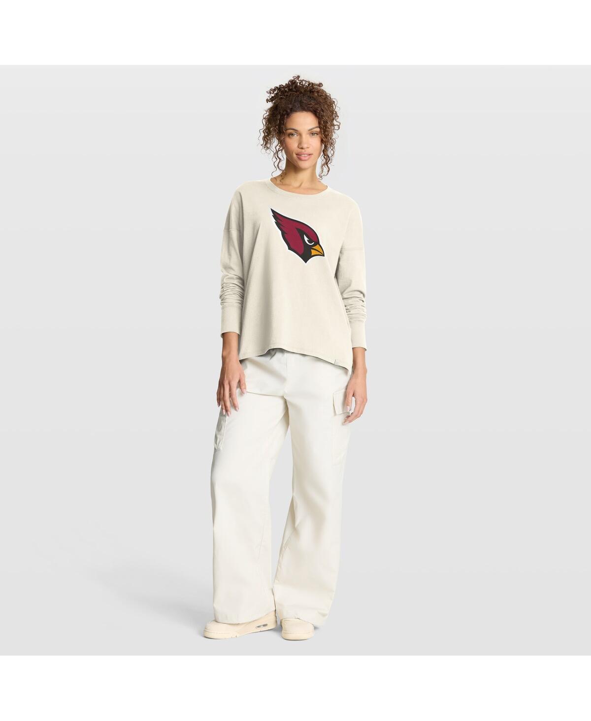 Fanatics Women's Cream Arizona Cardinals Dove Legacy Long Sleeve T-shirt In White