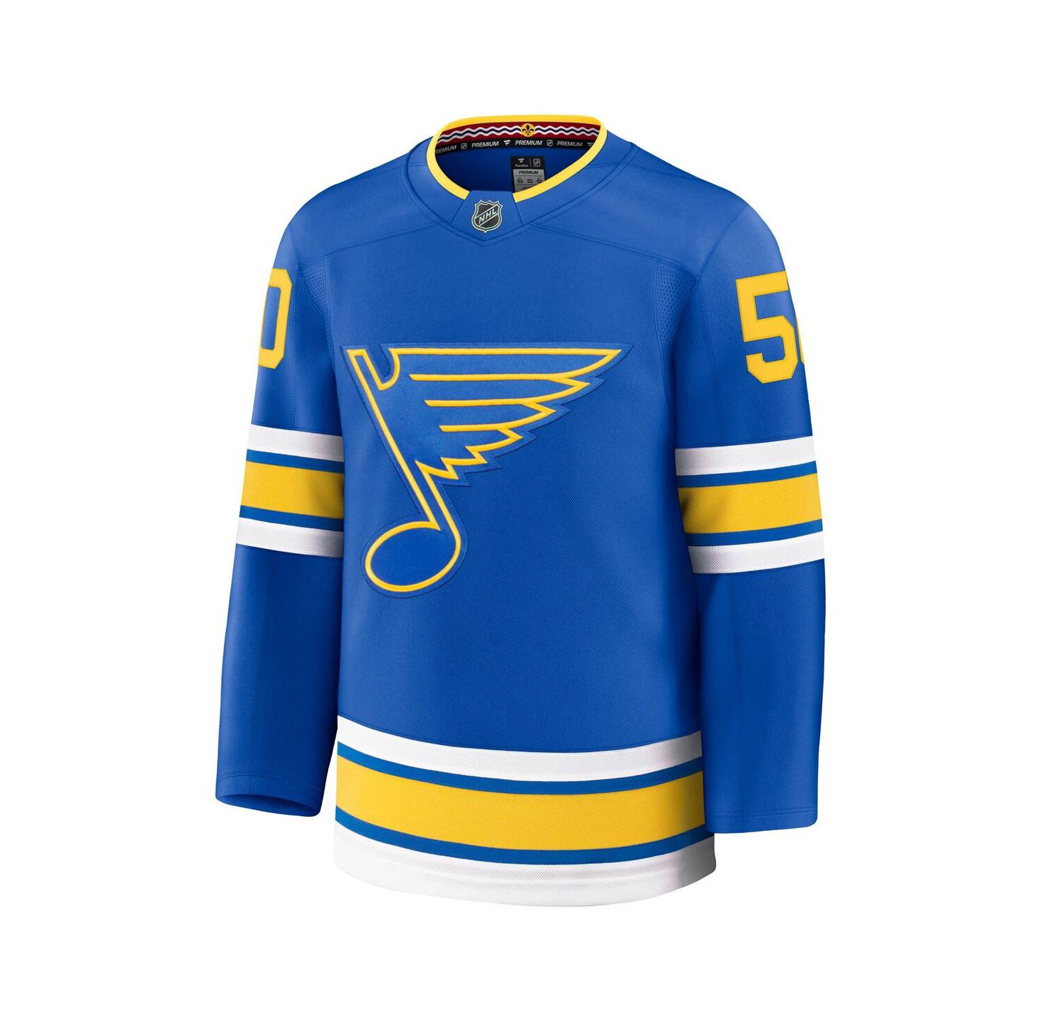 Men's Binnington Blue St. Louis Blues Home Premium Player Jersey
