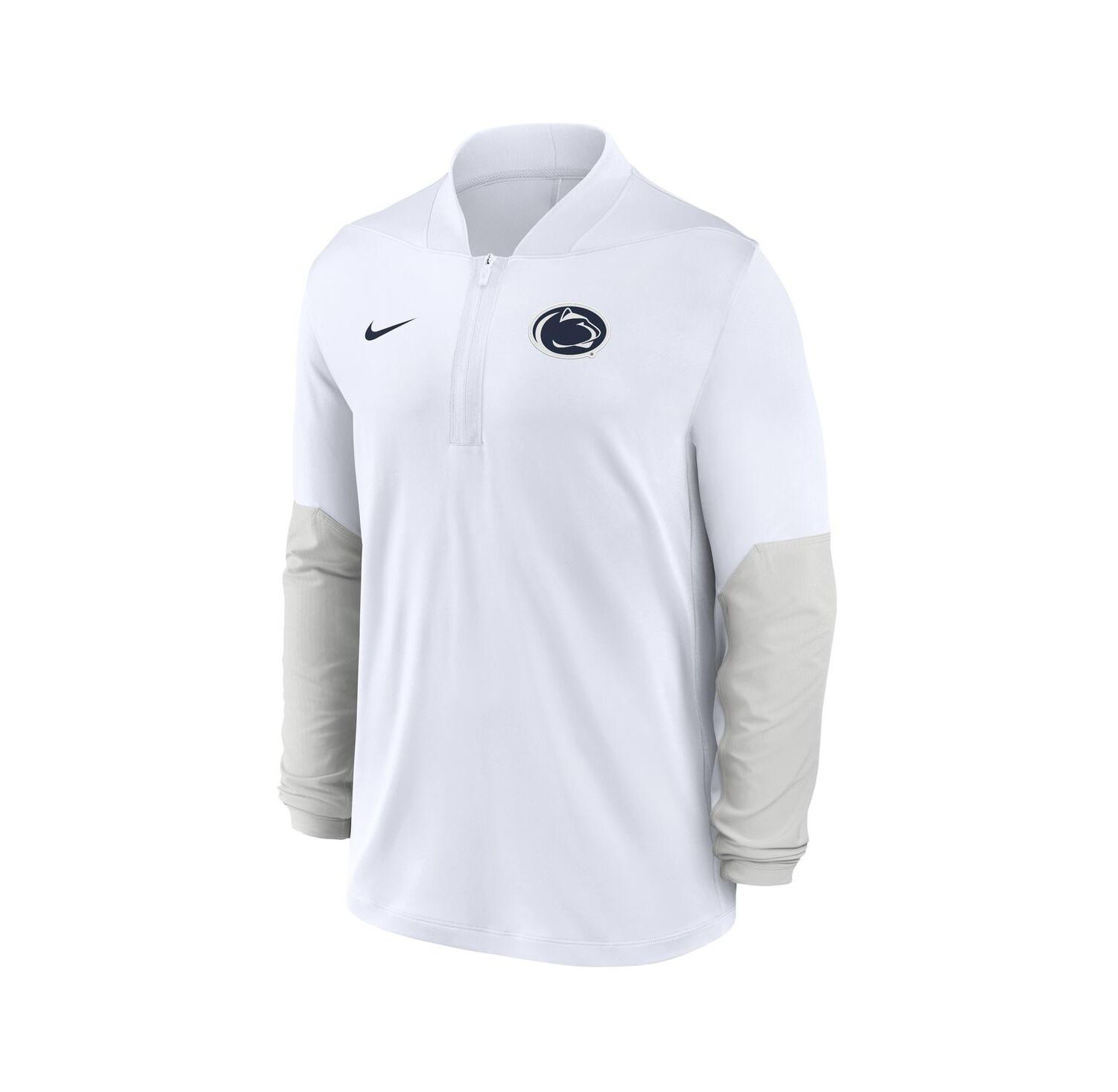 Men's White Penn State Nittany Lions One Goal Performance Half-Zip Pullover Hoodie