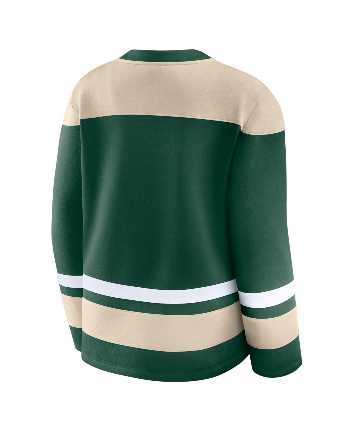 Fanatics Women's Green Minnesota Wild Icing Long Sleeve Lace Up Sweatshirt In Green