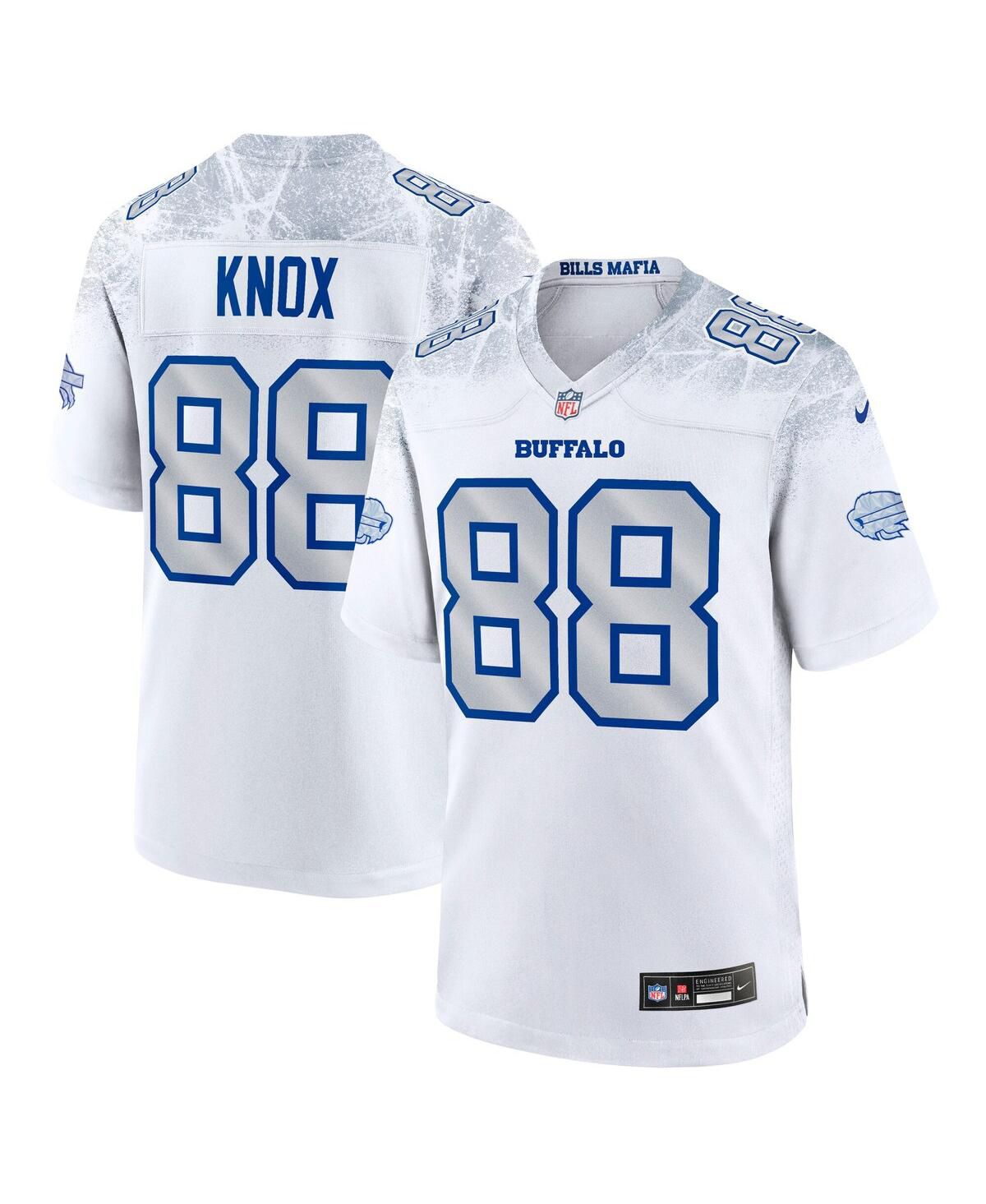 Мужская игровая майка Dawson Knox White Buffalo Bills 2025 из коллекции Rivalries Collection