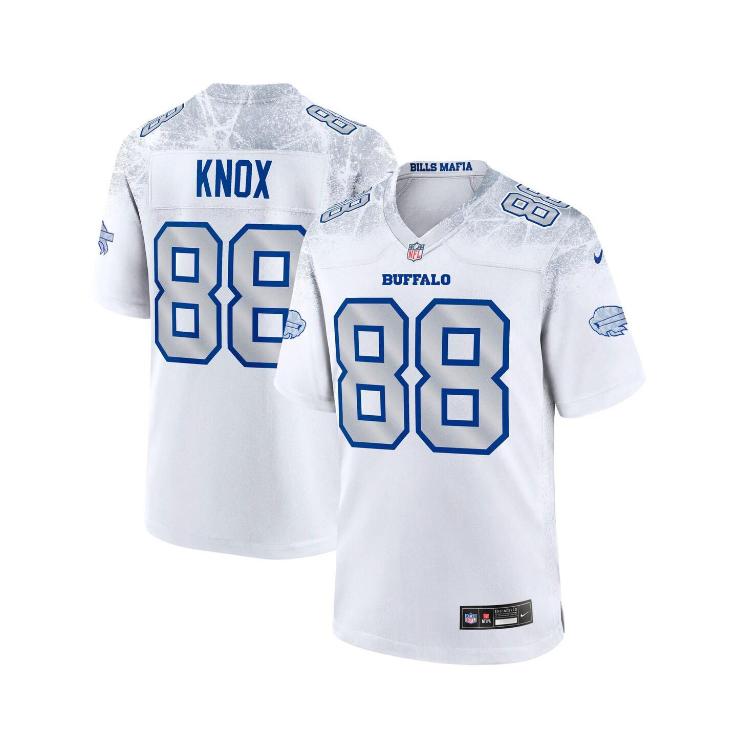 Мужской топ Nike Dawson Knox White Buffalo Bills 2025 Rivalries Collection Game Jersey — фото 1