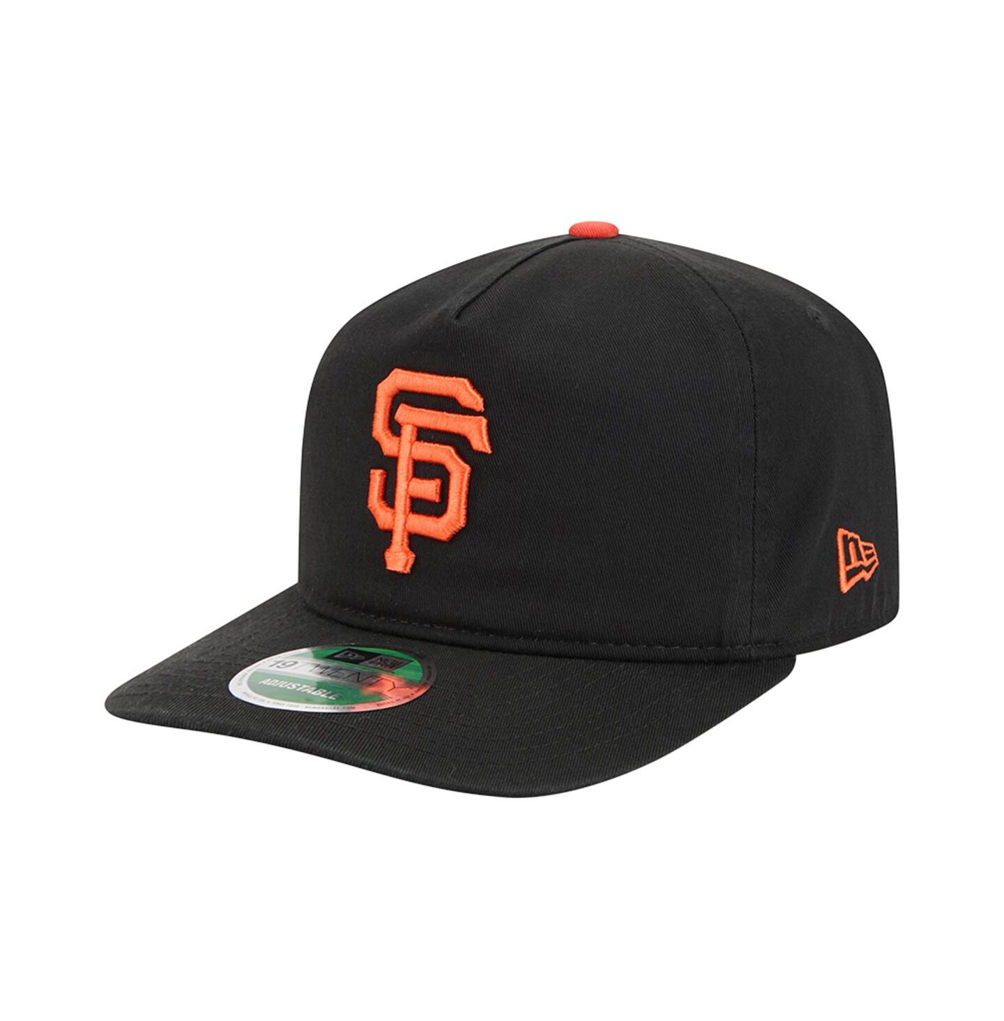 Мужская кепка New Era Black San Francisco Giants Team 19TWENTY Adjustable Hat — фото 1