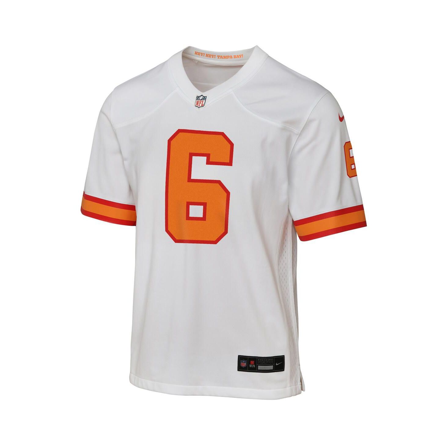 Детский топ Nike Baker Mayfield White '76 Tampa Bay Buccaneers Game Jersey — фото 2