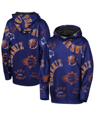 Outerstuff - Big Boys and Girls Purple Phoenix Suns Moving Violation Hoodie