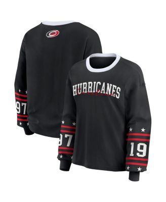 WEAR by Erin Andrews - Women's Black Carolina Hurricanes Long-Sleeve Sport T-Shirt