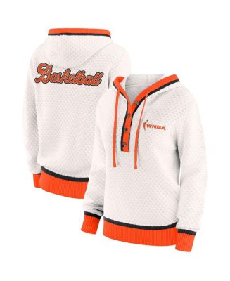 WEAR by Erin Andrews Women's Cream WNBA Hooded Sweater - Macy's