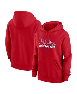 Nike - Women's Red Philadelphia Phillies 2025 MLB Postseason Authentic Collection Therma Hoodie
