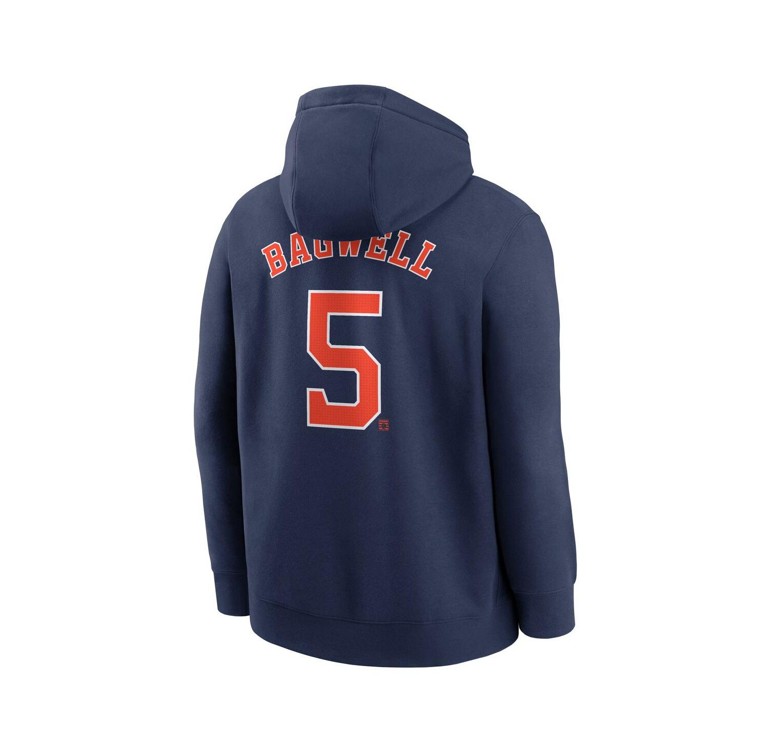 Men's Jeff Bagwell Navy Houston Astros Retired Player Name & Number Club Pullover Hoodie