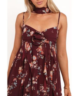 Women's Tully Maxi Dress - Berry Floral