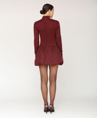 Women's Bubble Hem Mini Dress