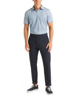 Men's Printed Moisture-Wicking Short-Sleeve Polo 