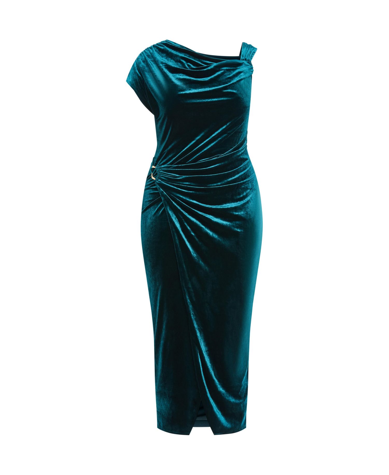 Plus Size Vivi Velour Midi Dress