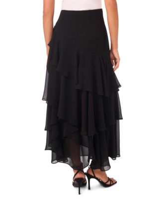 Women's Long Ruffle Skirt