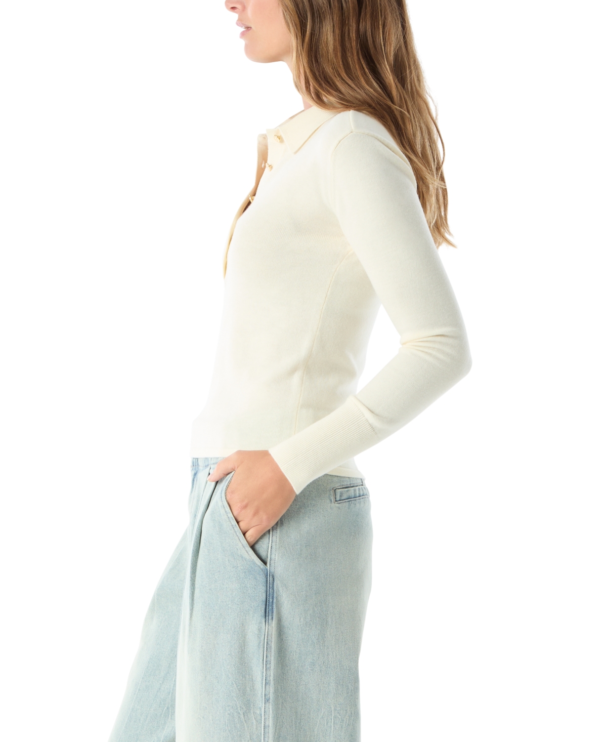 Dee Ocleppo Women's Sinead Long Sleeve Polo Sweater