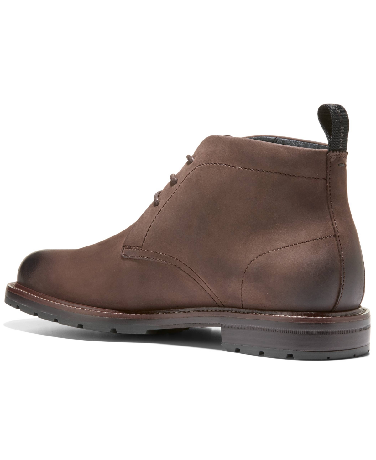 Cole Haan Roundhill Grand Chukka Boots Ch Dark Chocolate Nubuck In Brown