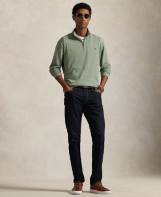 Men's Cotton-Blend Jacquard Pullover Sweatshirt