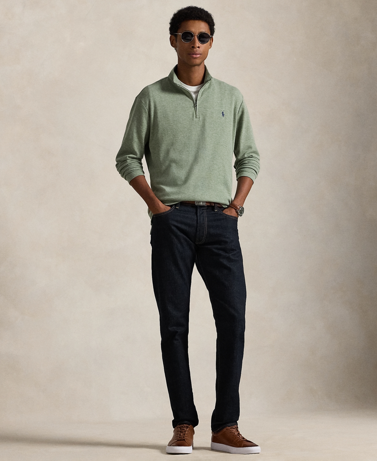 Polo Ralph Lauren Men's Cotton-Blend Jacquard Pullover