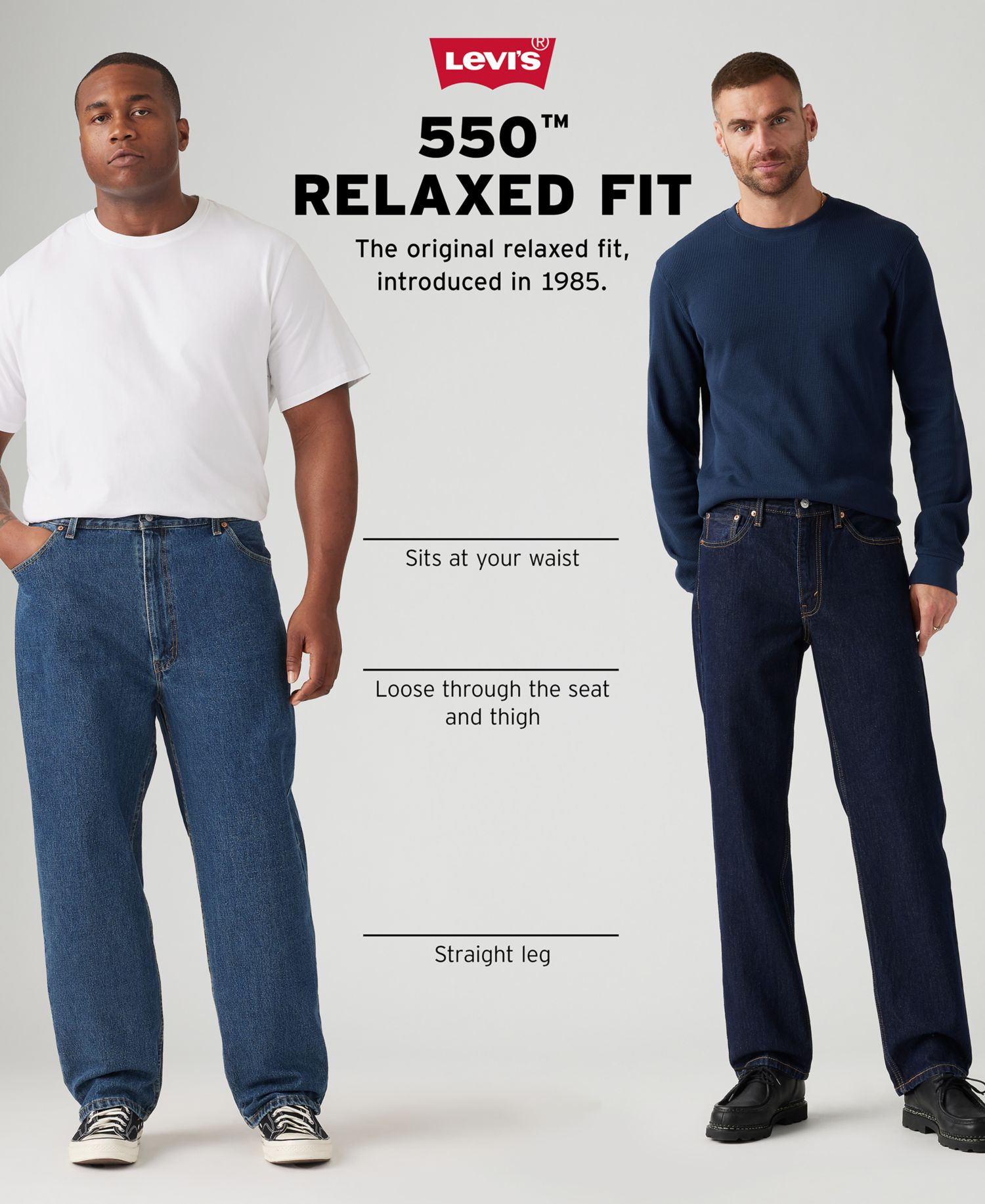 Men's Big & Tall 550™ Relaxed Fit Stretch Jeans