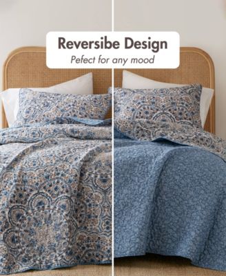Valerie Reversible 2-Pc. Quilt Set, Twin