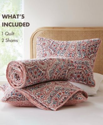 Valerie Reversible 3-Pc. Quilt Set, Full/Queen