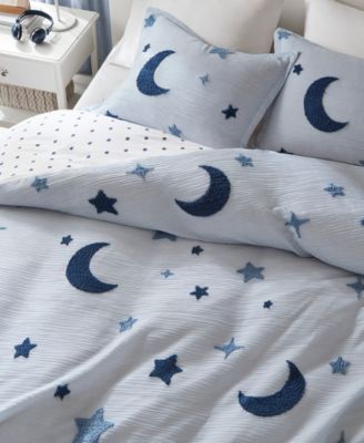 Cosmos Celestial Reversible 3-Pc. Duvet Cover Set, Full/Queen