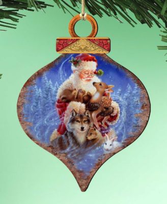 Santa Little Friends Christmas Ornament