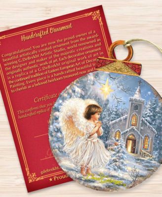 Angel at the Chapel Christmas Ornament