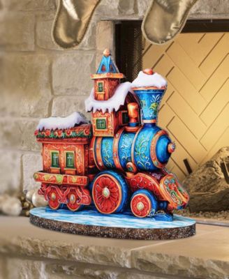 Winter Express Train Centerpiece