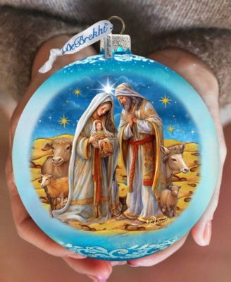 Bethlehem's Miracle Glass Ornament
