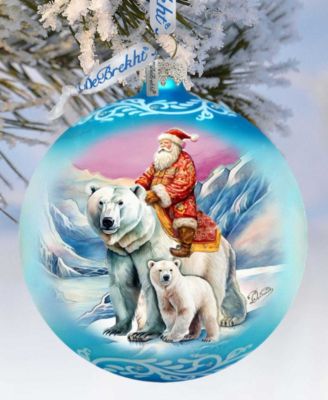 Arctic Adventurer LE Glass Ornament