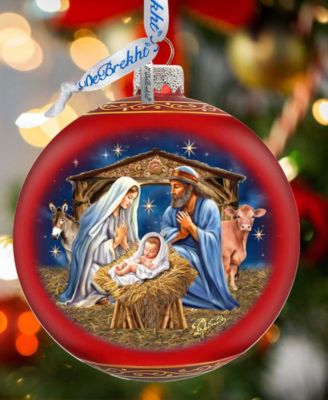 From Stable to Savior LE Glass Ornament