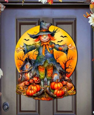 Scarecrow Holiday Door D&eacute;cor