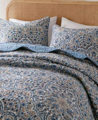 Valerie Reversible 3-Pc. Quilt Set, King