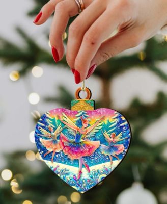 Nutcracker Suite Wooden Ornaments, Set of 12