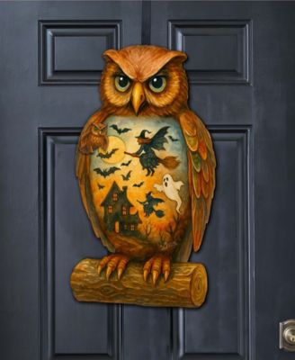 Halloween Owl Holiday Door D&eacute;cor