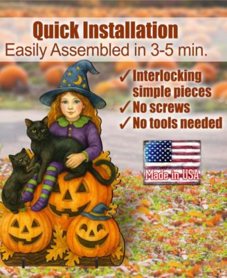 Halloween Witch Outdoor Garden D&eacute;cor