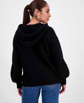 Petite Blouson-Sleeve Hoodie, Macy's Exclusive