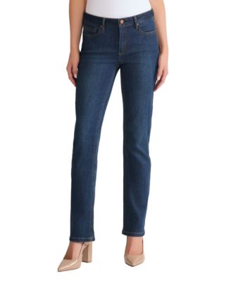 Women's Lexington Mid Rise Straight Leg Denim Jeans 