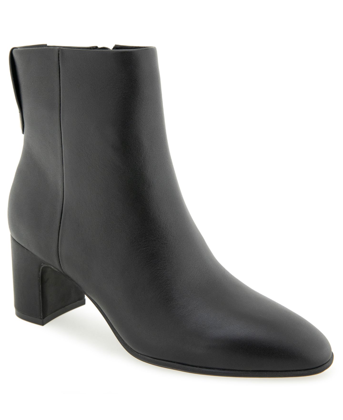 Женские ботильоны Aerosoles Mari на блочном каблуке, цвет: Чёрный — фото 1