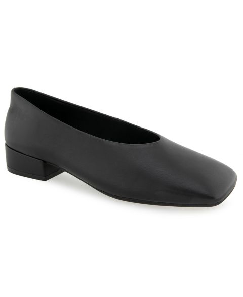 Женские туфли Aerosoles Nannie Dress Block Heel Pumps, цвет: Чёрный мягкий кожаный