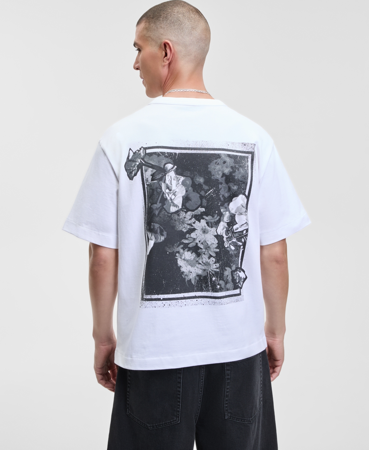 Mode of One Men's Relaxed Fit Short-Sleeve Crewneck Graphic T-Shirt, Macy's Exclusive